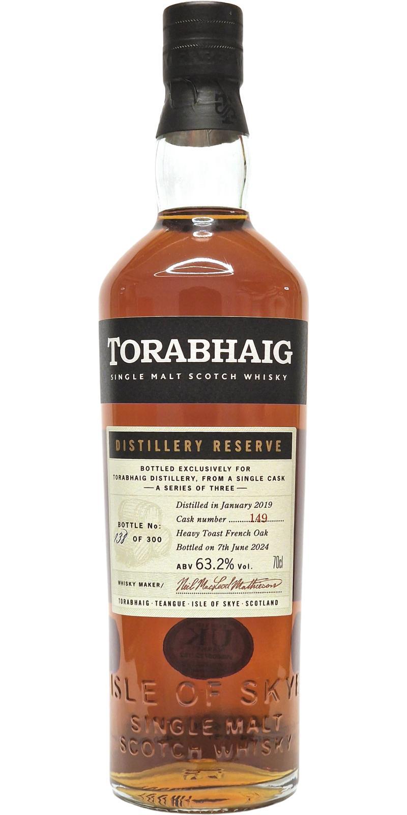 Torabhaig 2019  Distillery Reserve - A Series Of Three