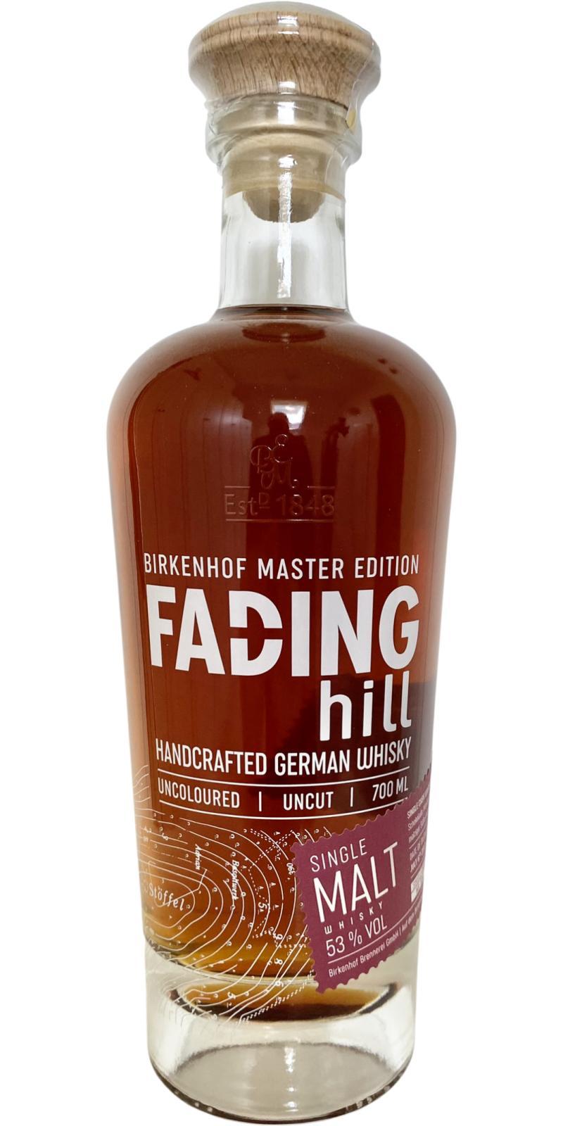 Fading Hill 2017 Single Cask Warehouse Selection