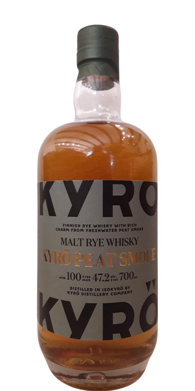 Kyrö Peat Smoke Malt Rye Whisky