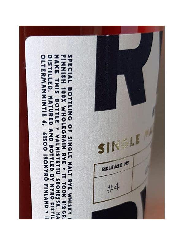 Kyrö Single Malt Rye Whisky Release No. 1