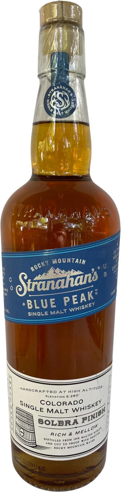 Stranahan's Blue Peak  Colorado Single Malt Whiskey