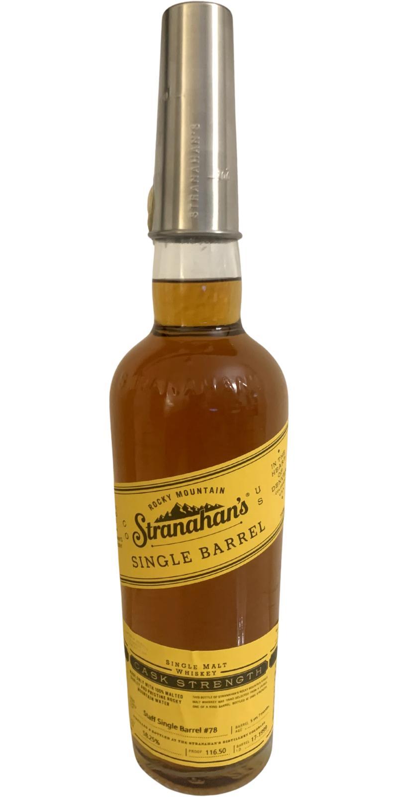 Stranahan's 2017  Single Barrel