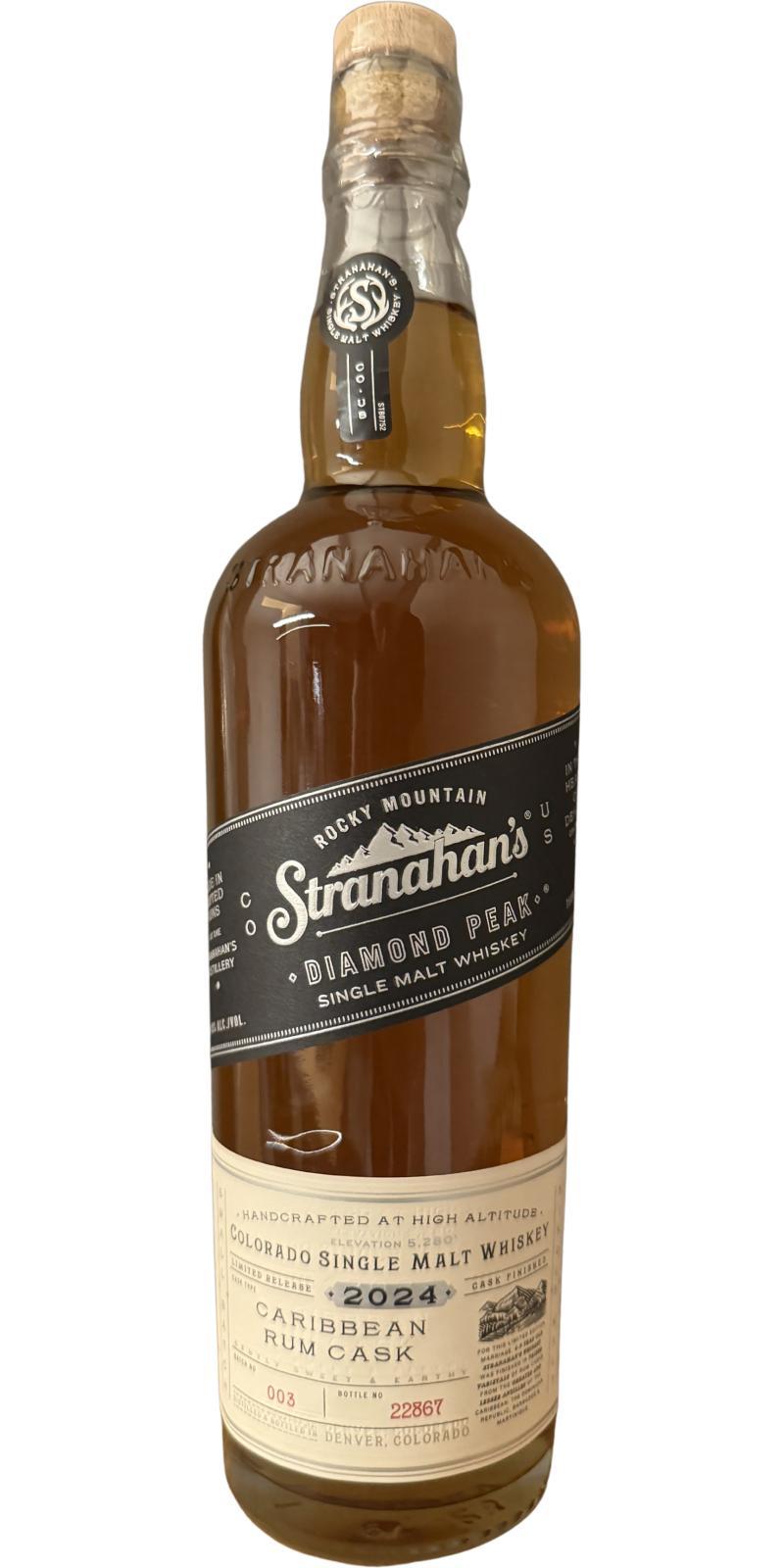 Stranahan's Diamond Peak  Colorado Single Malt Whiskey