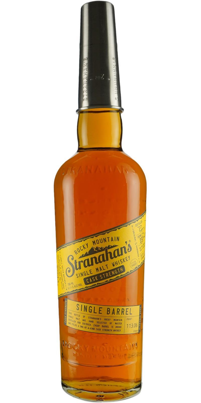 Stranahan's Straight Colorado Whiskey  Single Barrel