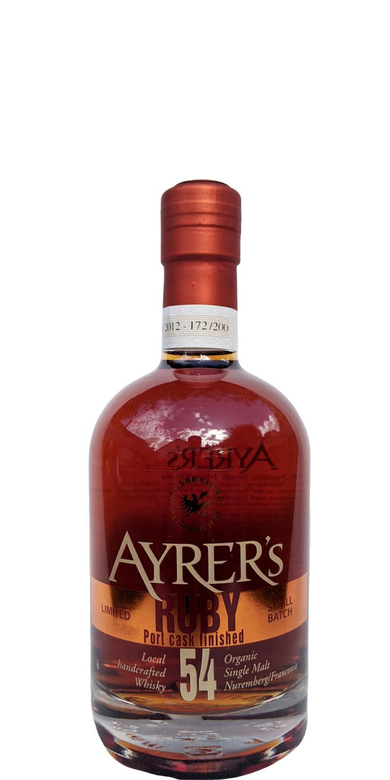 Ayrer's 2012 Ruby  Limited Edition - Small Batch