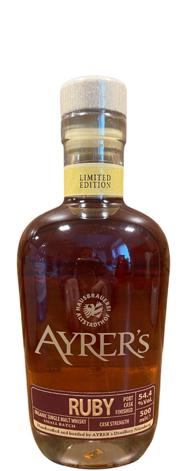 Ayrer's 2015  Ruby - Port Cask Finished