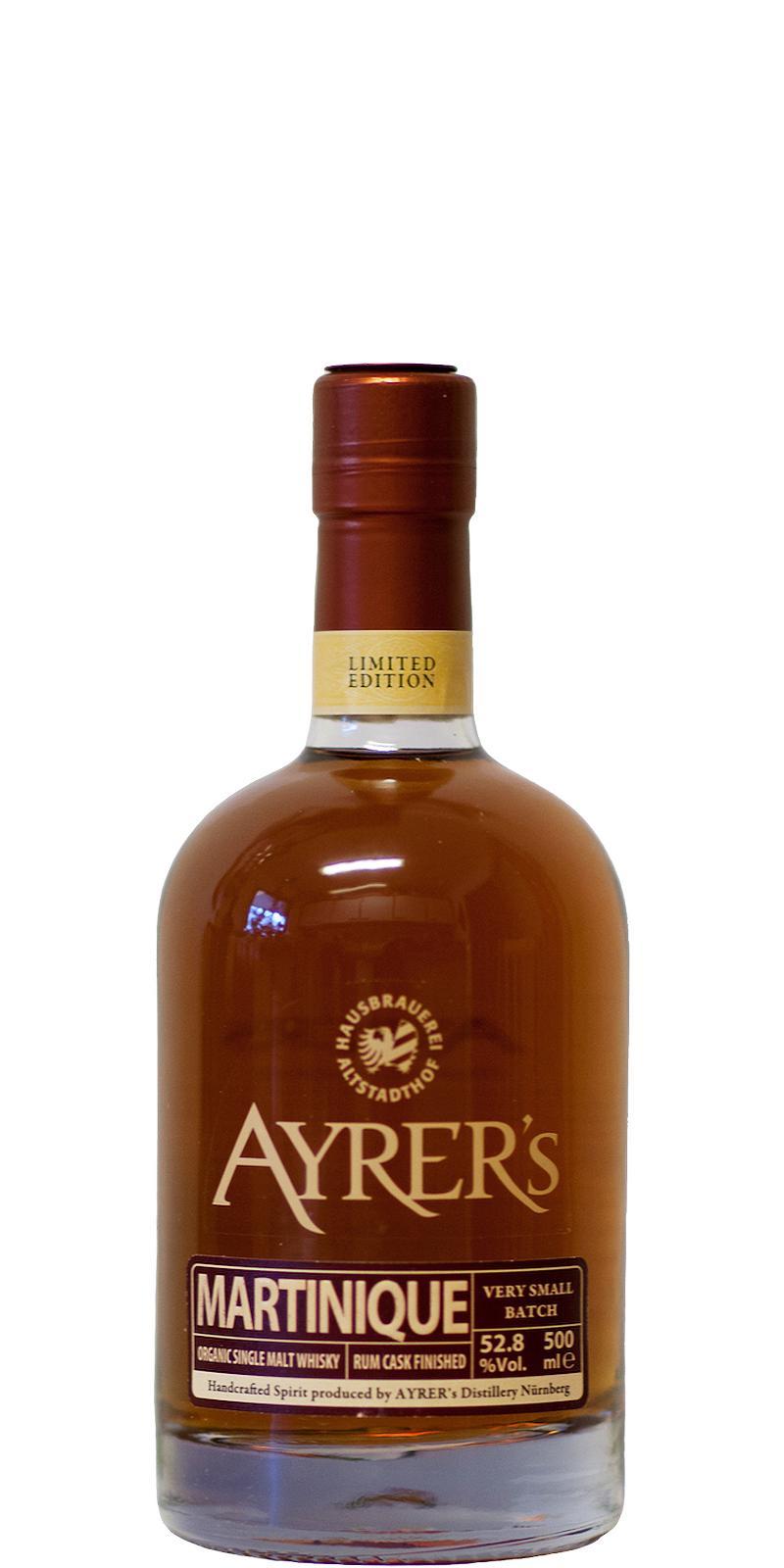 Ayrer's 2015  Martinique