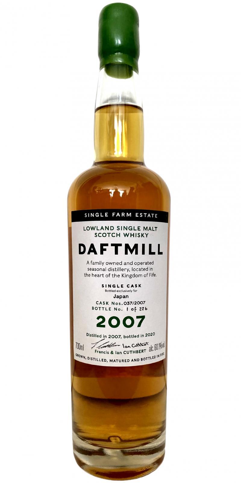 Daftmill 2007  Single Cask
