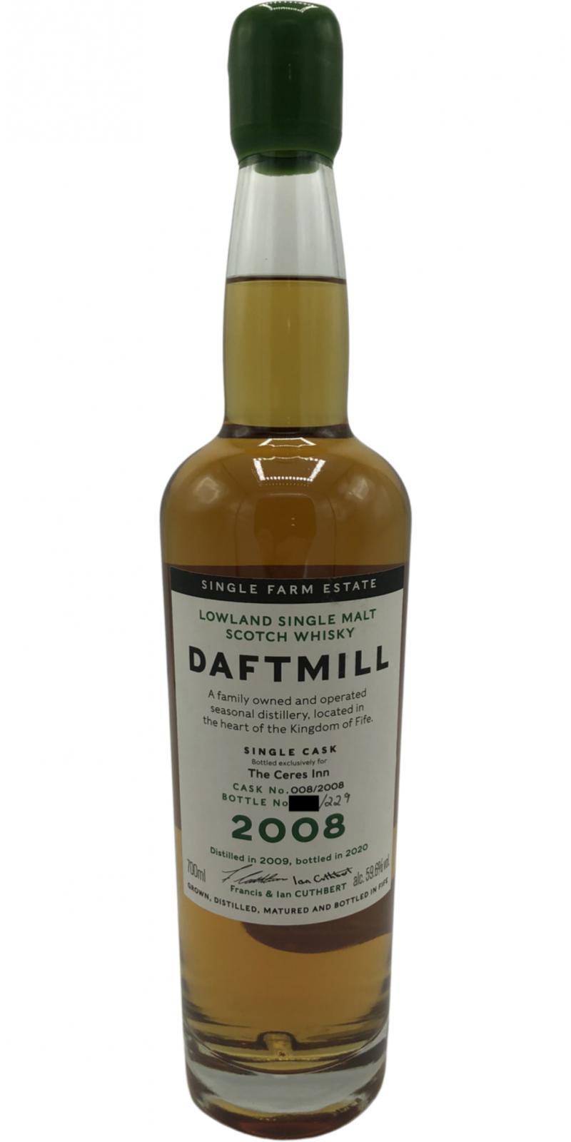 Daftmill 2008  Single Cask