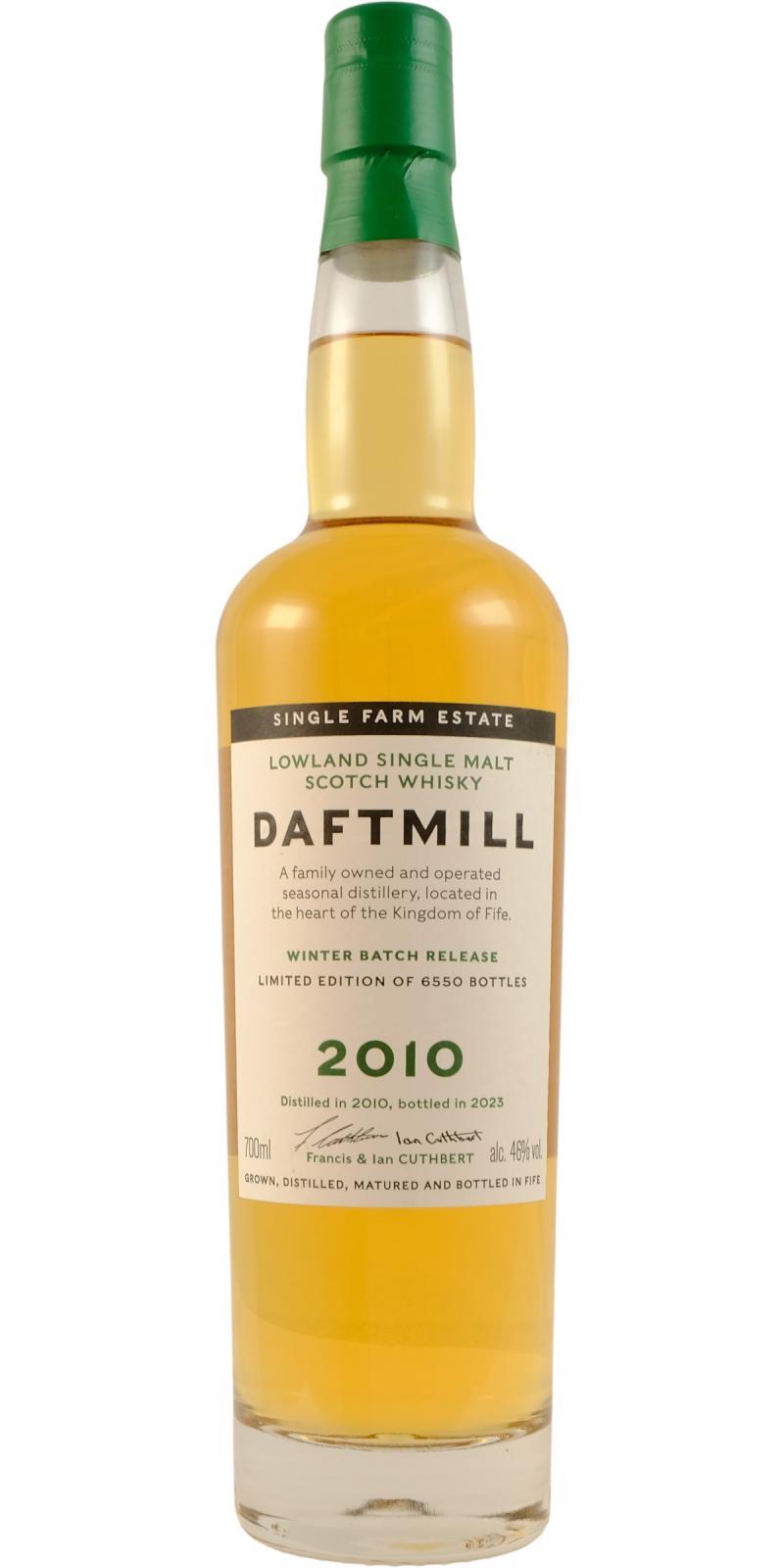 Daftmill 2010  Winter Batch Release
