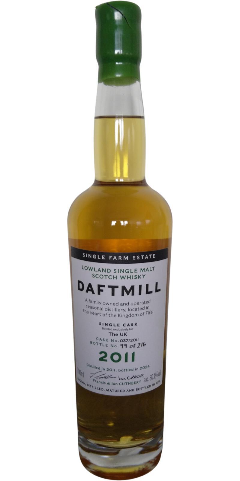 Daftmill 2011  Single Cask