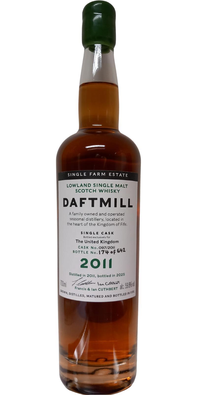 Daftmill 2011  Single Cask