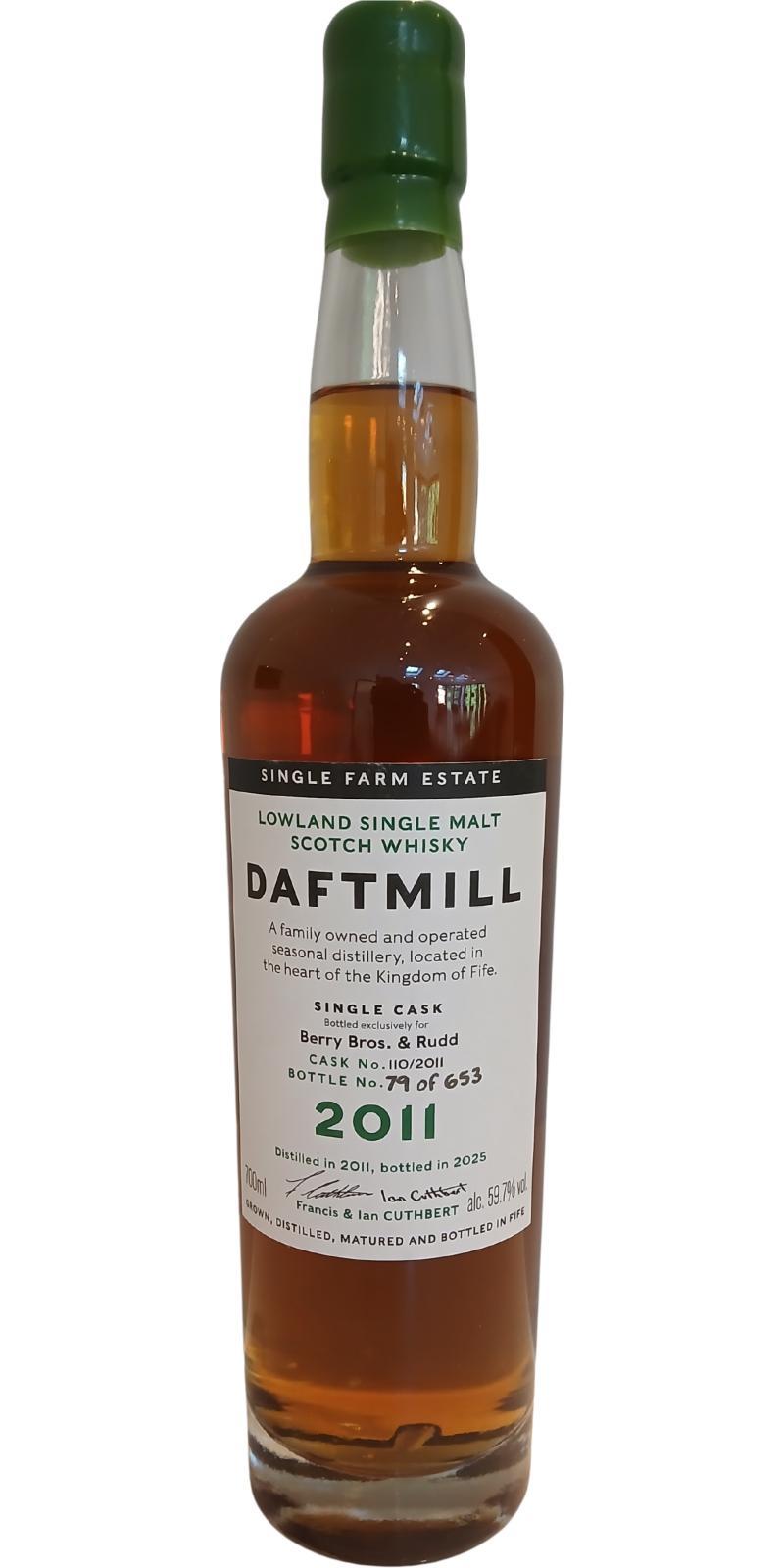 Daftmill 2011  Single Cask