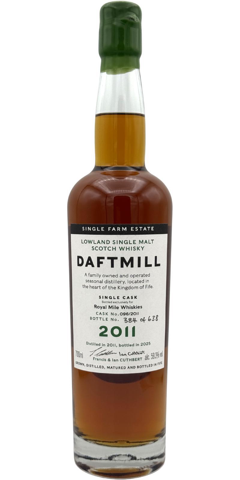 Daftmill 2011  Single Cask