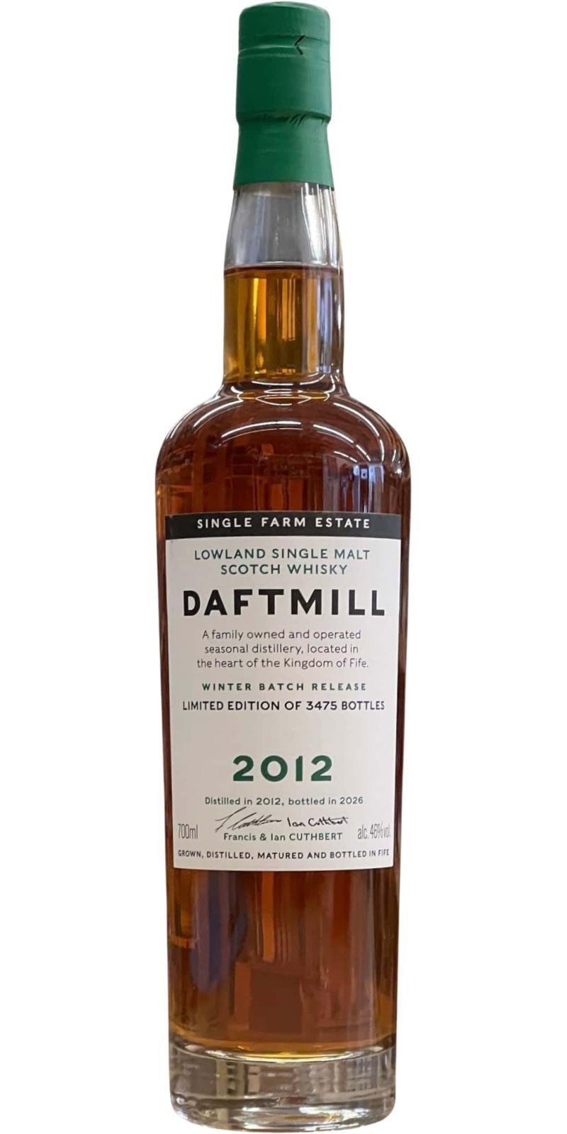 Daftmill 2012  winter batch release