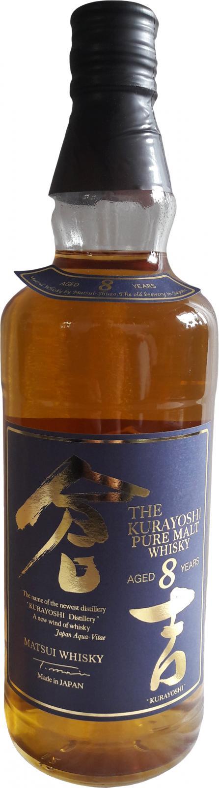 The Kurayoshi 08-year-old  Pure Malt Whisky