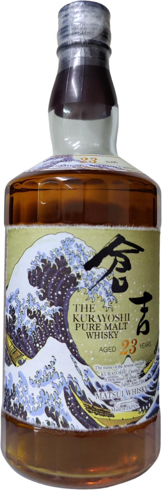 The Kurayoshi 23-year-old  Pure Malt Whisky