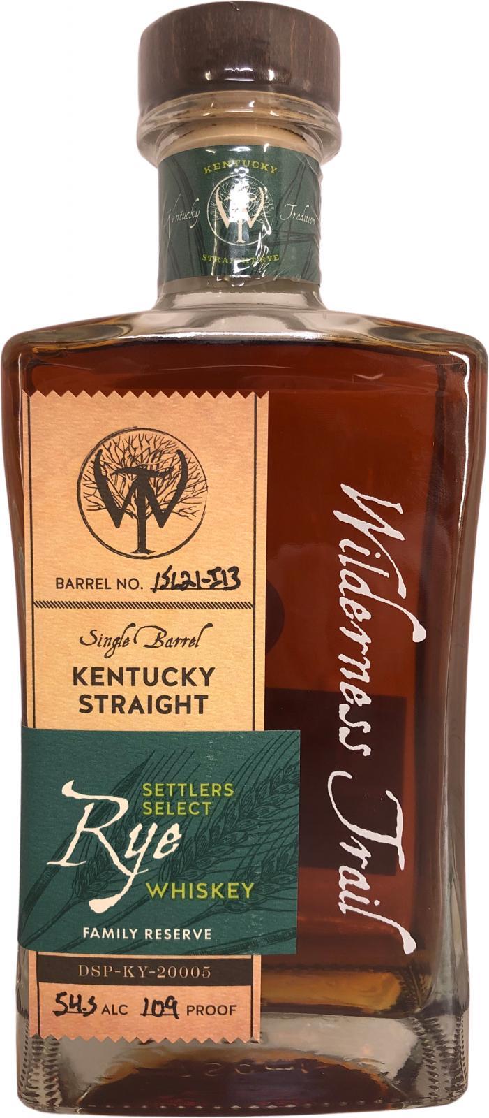 Wilderness Trail 2015 Settlers Select Rye