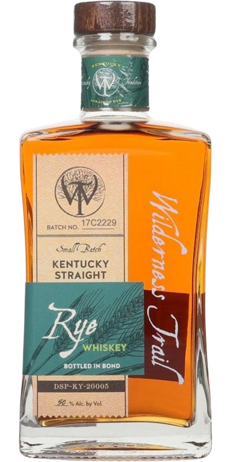 Wilderness Trail Kentucky Straight Rye Whiskey Small Batch Bottled In Bond