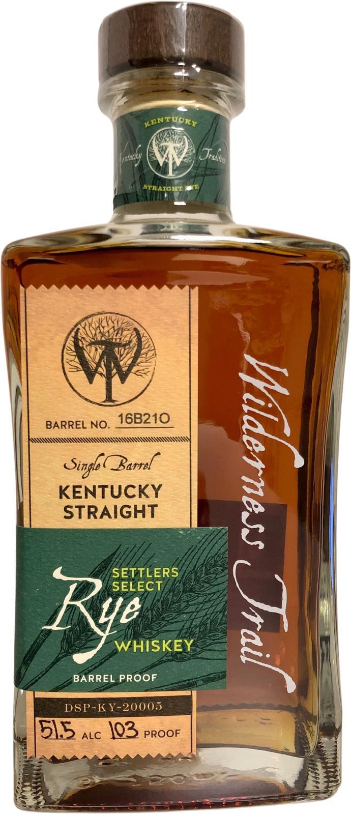 Wilderness Trail Settlers Select Barrel Proof