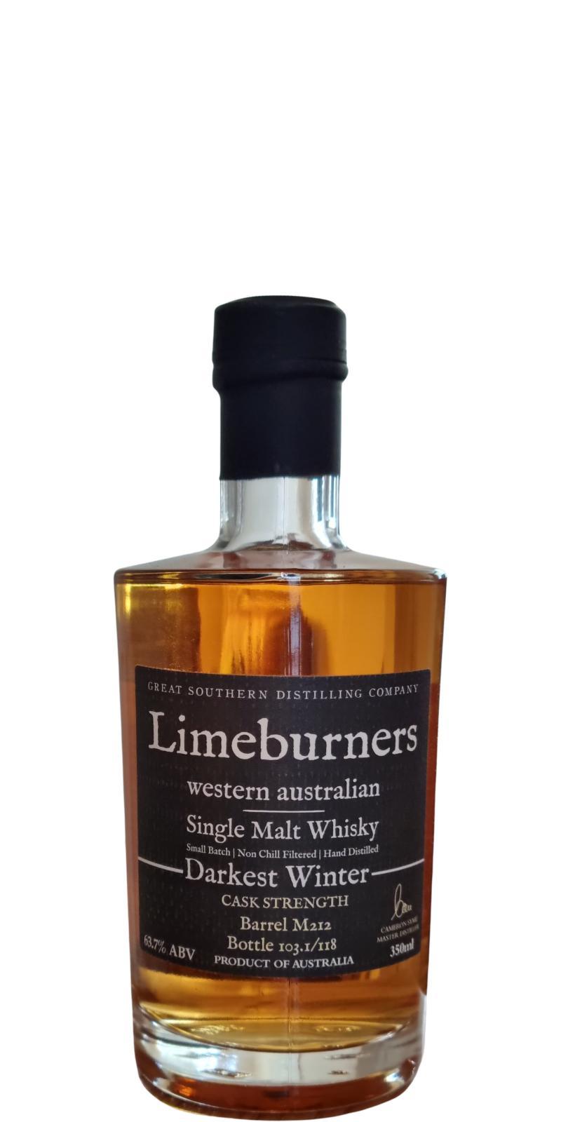 Limeburners Darkest Winter  Cask Strength