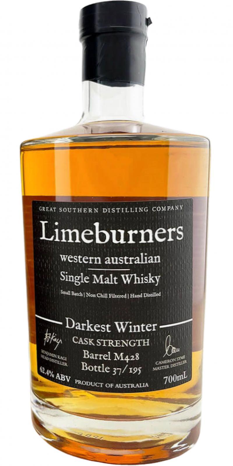 Limeburners Darkest Winter  Cask Strength
