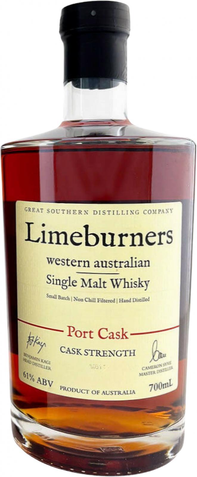 Limeburners Port Cask  Cask Strength