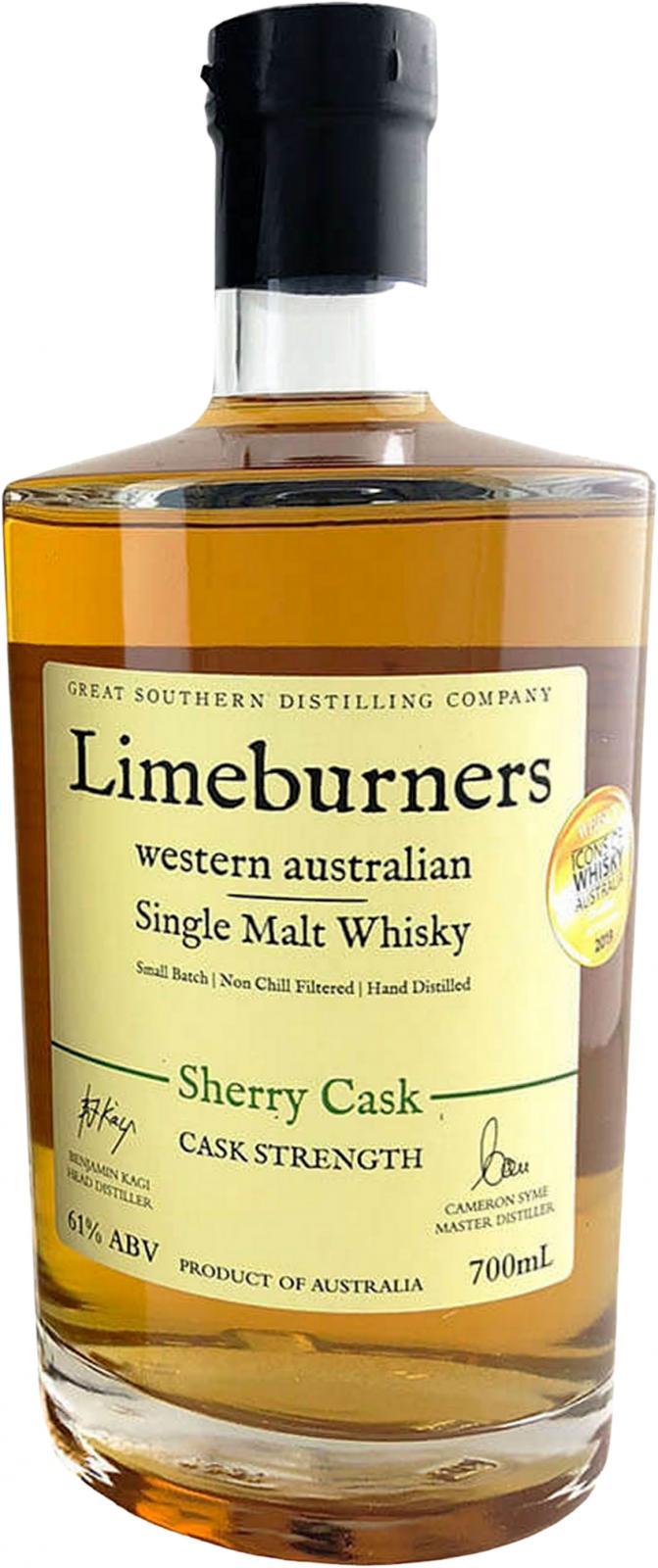 Limeburners Sherry Cask  Cask Strength