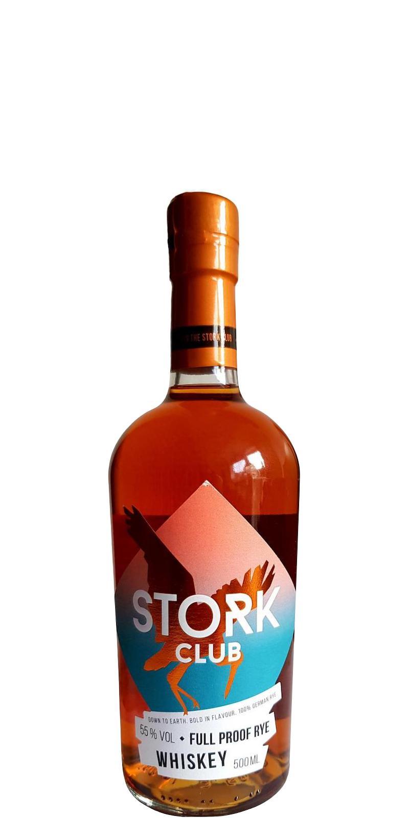 Stork Club Full Proof Rye Whiskey