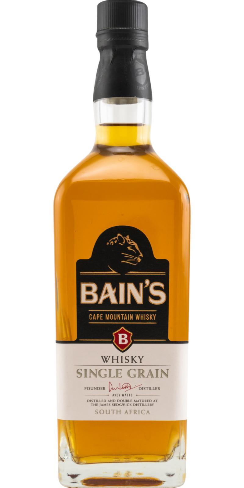 Bain's Cape Mountain Whisky  Single Grain Whisky
