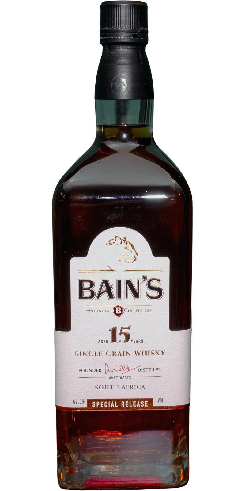Bain's 15-year-old  Founder's Collection
