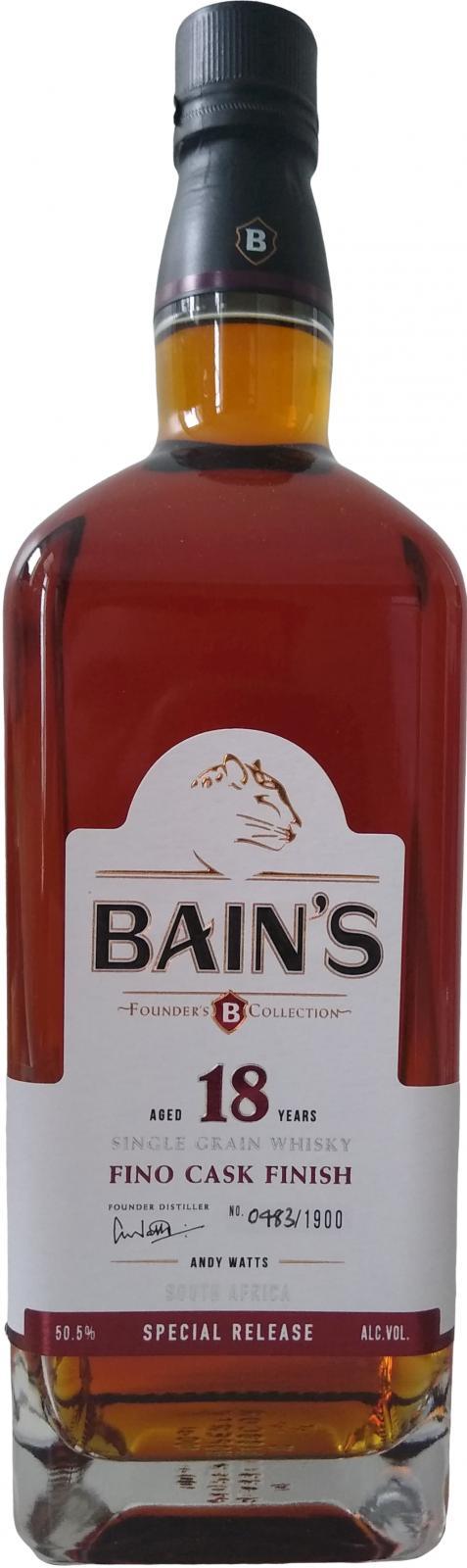 Bain's 18-year-old  Special Release - Fino Cask Finish