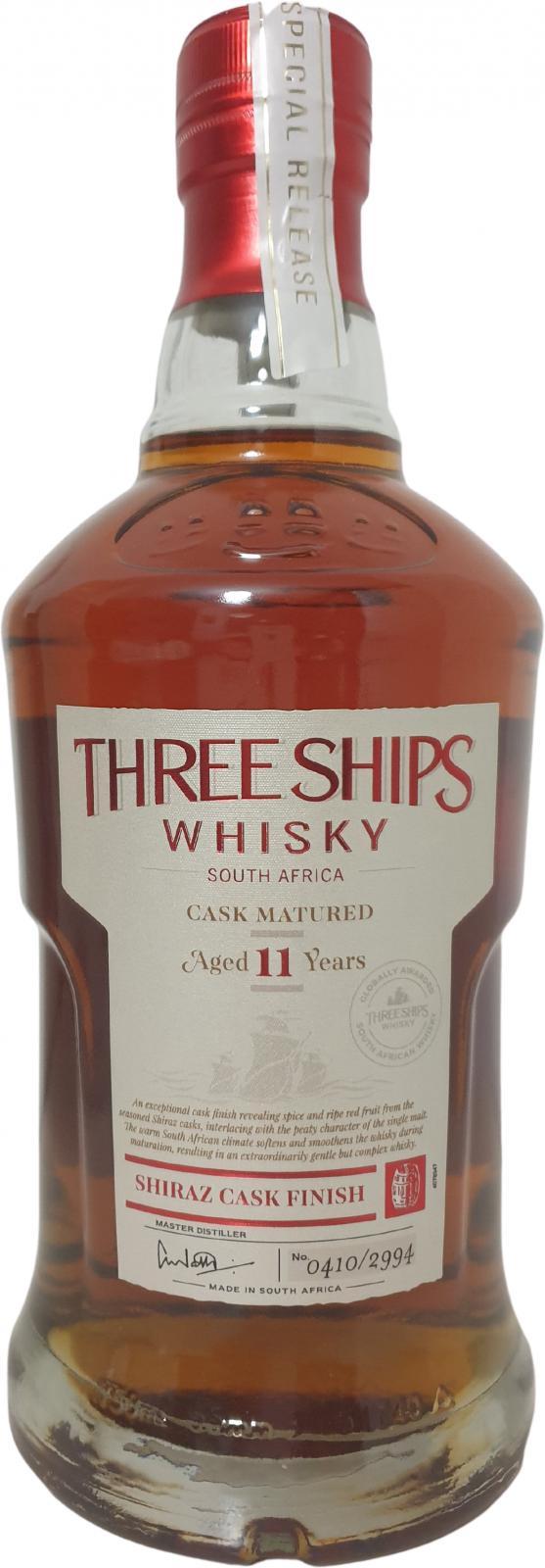 Three Ships 11-year-old  Cask Matured