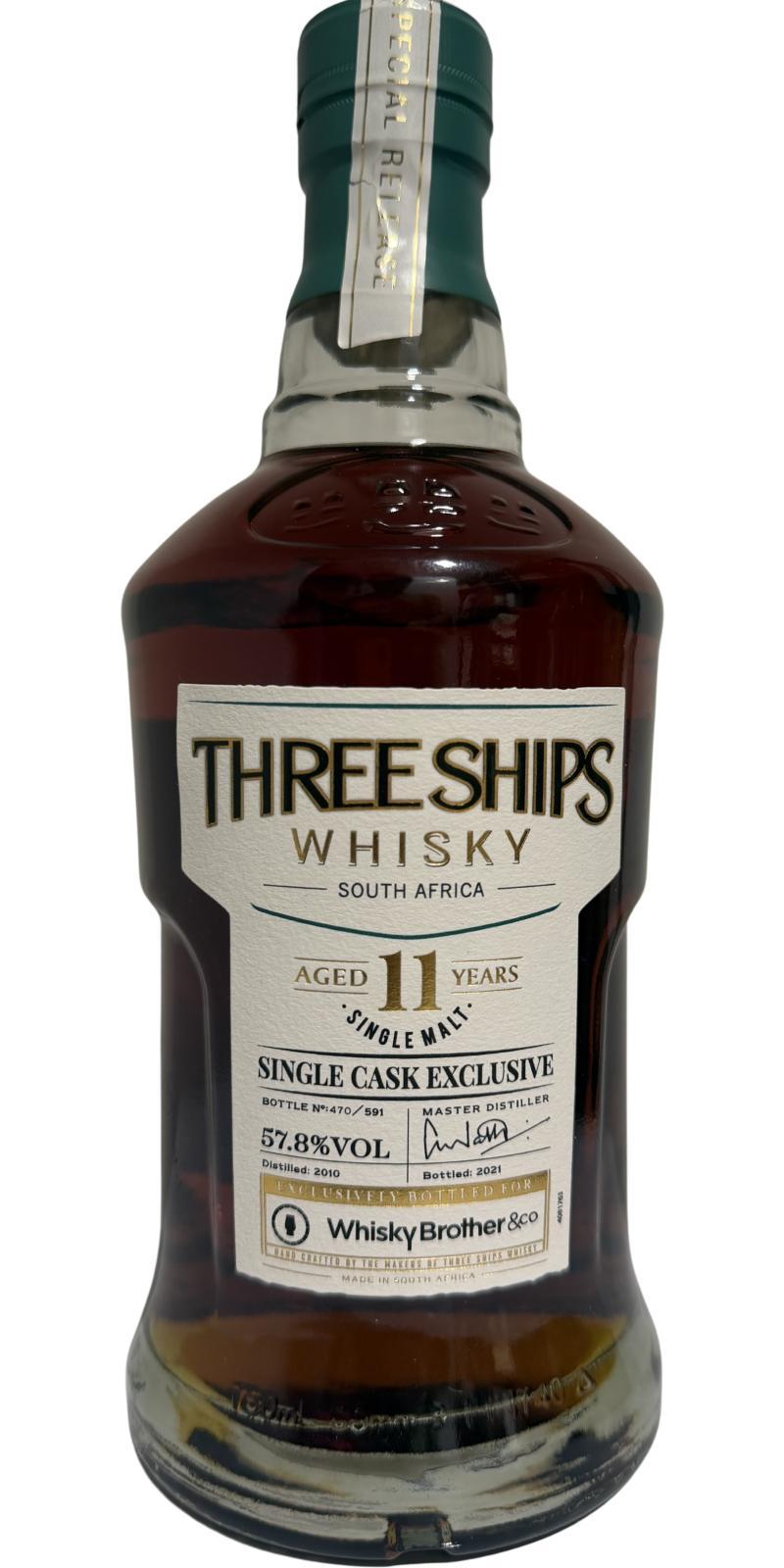 Three Ships 2010  Single cask exclusive