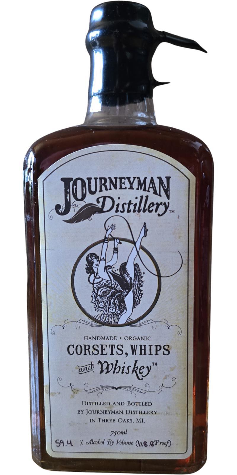 Journeyman Distillery Corsets, Whips and Whiskey