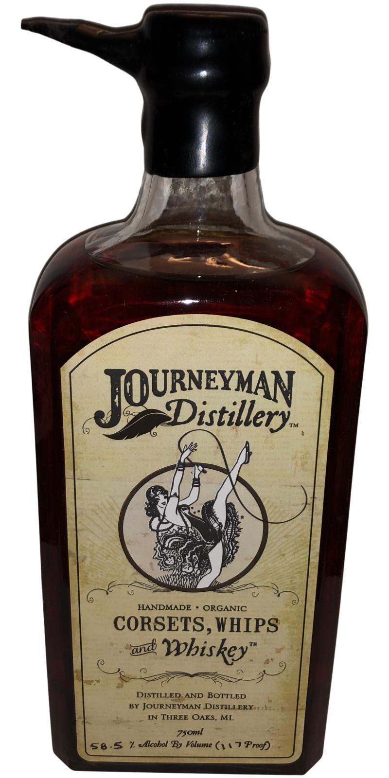 Journeyman Distillery Corsets, Whips and Whiskey  Small Batch