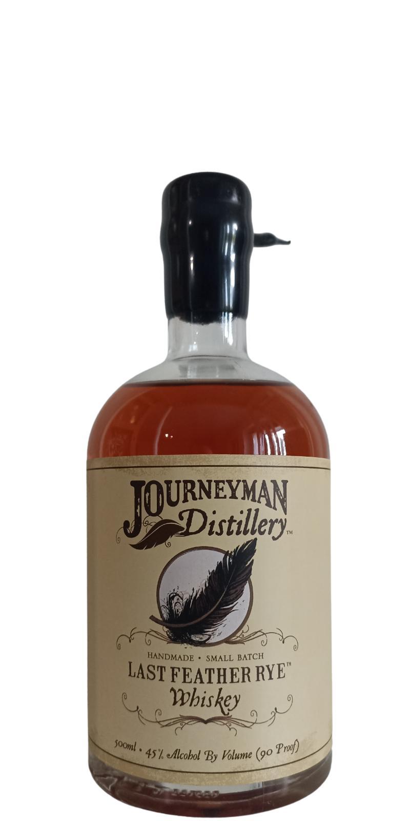 Journeyman Distillery Last Feather Rye  Small Batch
