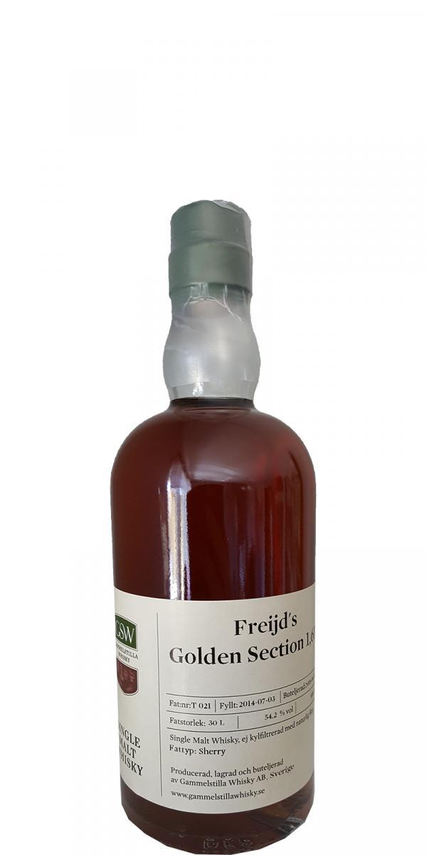 Gammelstilla 2014  Private Cask - Freijd's Golden Section 1,618