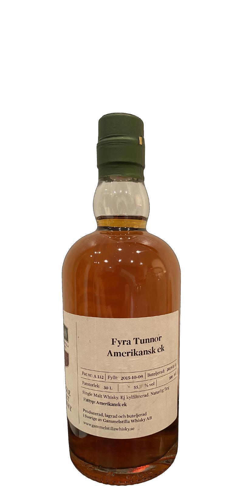 Gammelstilla 2015  Private Cask - Fyra Tunnor Amerikansk Ek