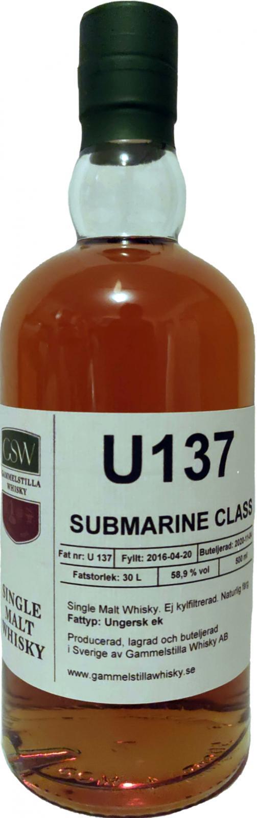 Gammelstilla 2016  U137 - Submarine Class