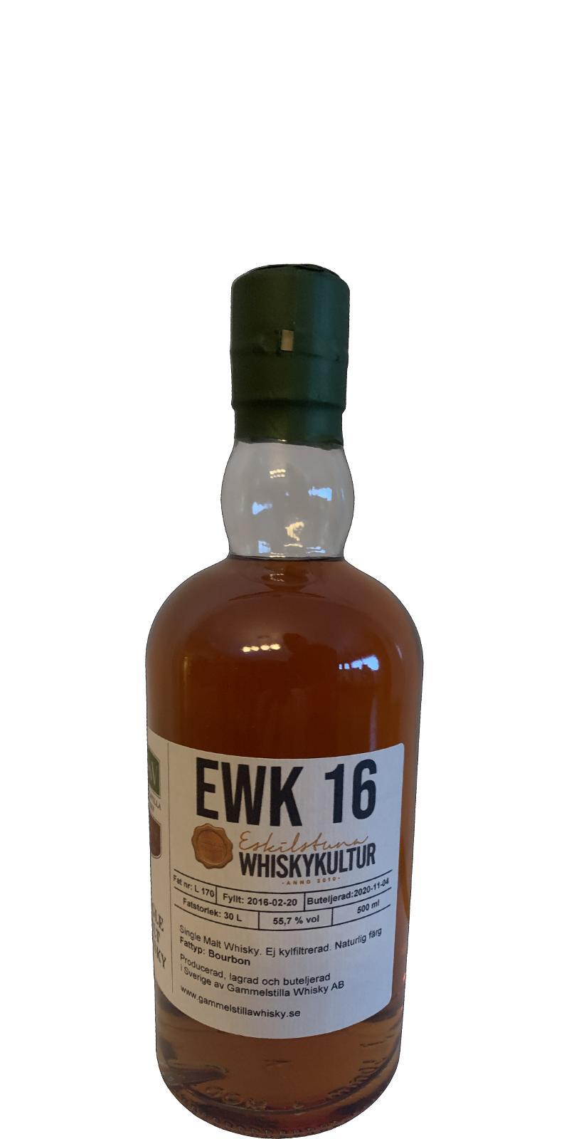 Gammelstilla 2016  Private Cask - EWK 16