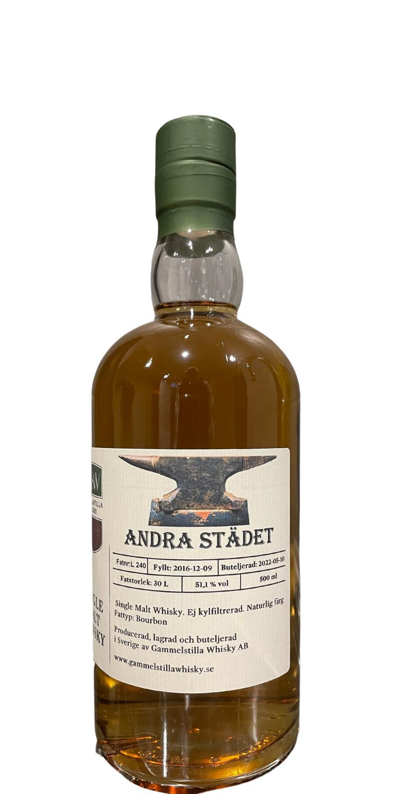 Gammelstilla 2016  Private Cask - Andra Städet