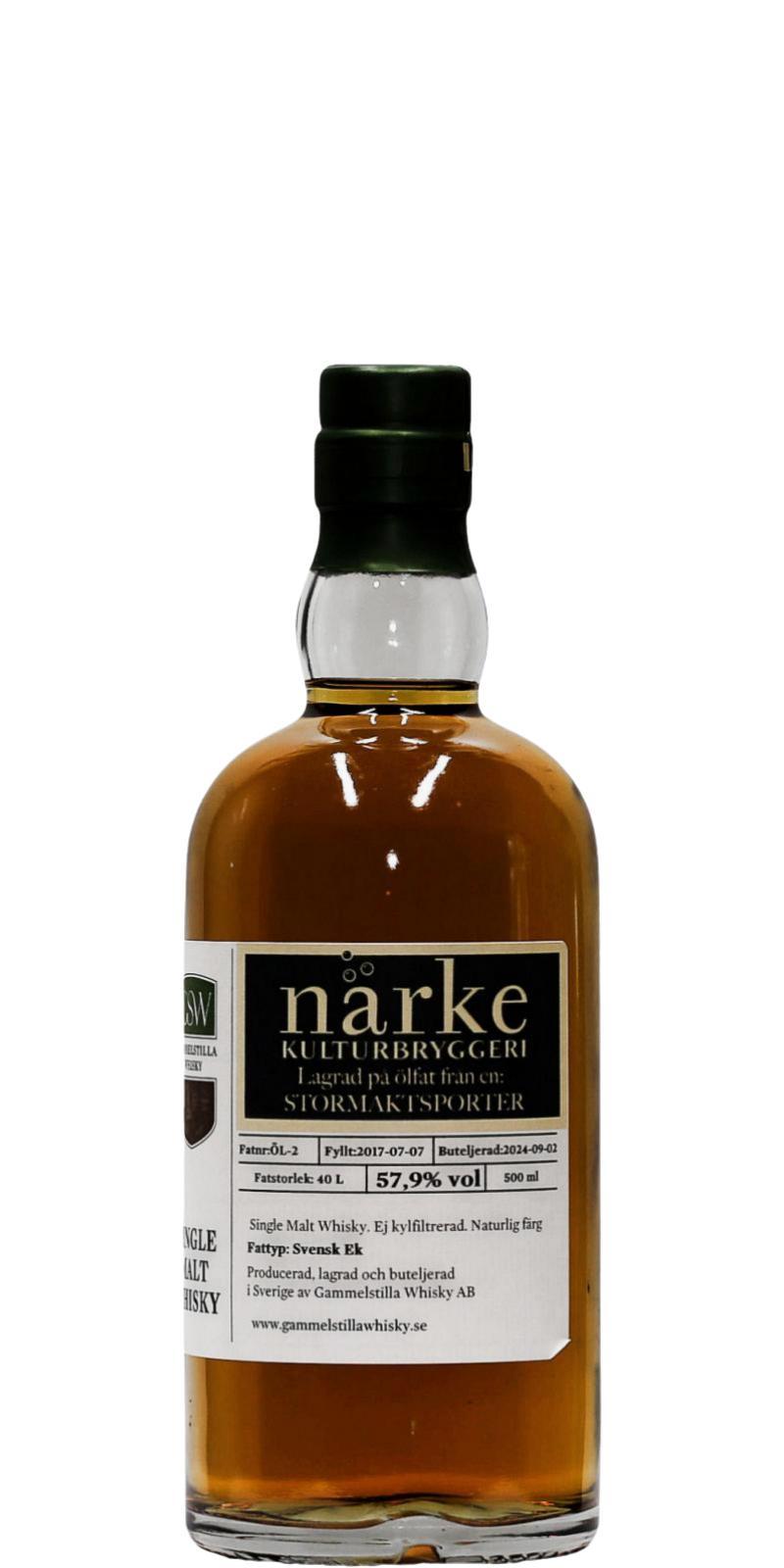 Gammelstilla 2017  Private Cask - Närke Kulturbryggeri
