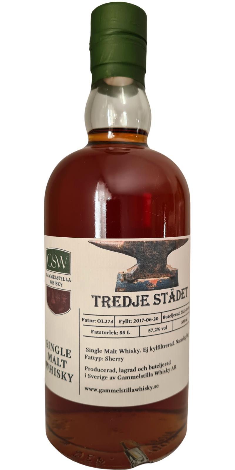 Gammelstilla 2017  Private Cask - Tredje Städet