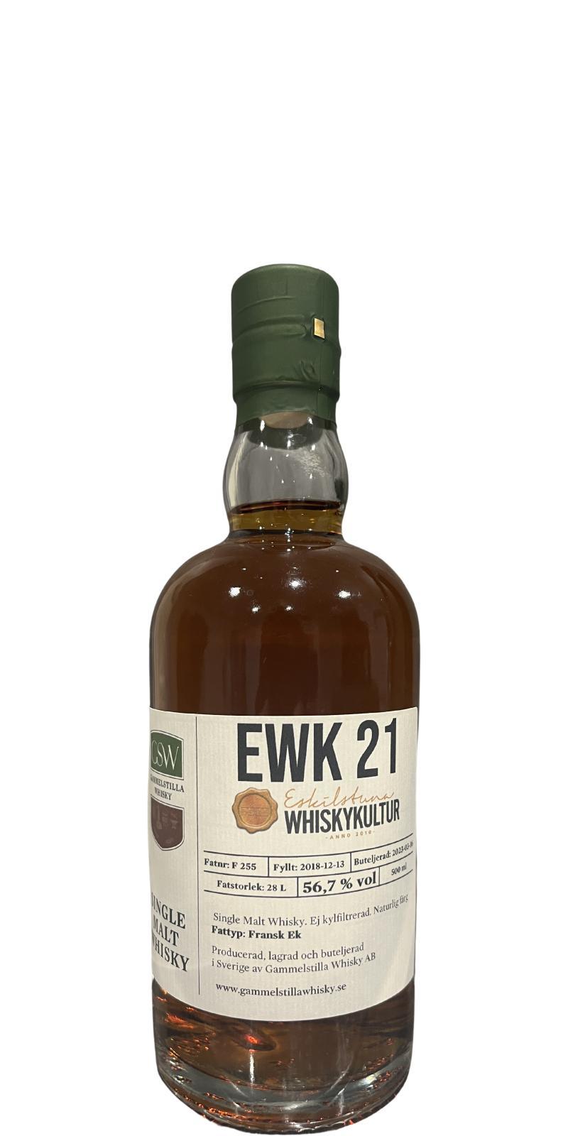 Gammelstilla 2018  Private Cask - EWK 21