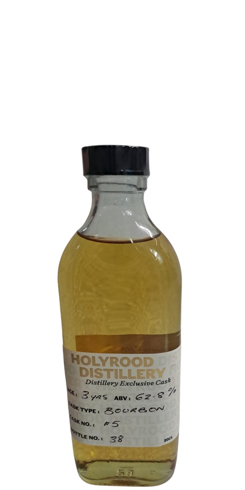 Holyrood 03-year-old  Distillery Exclusive Cask