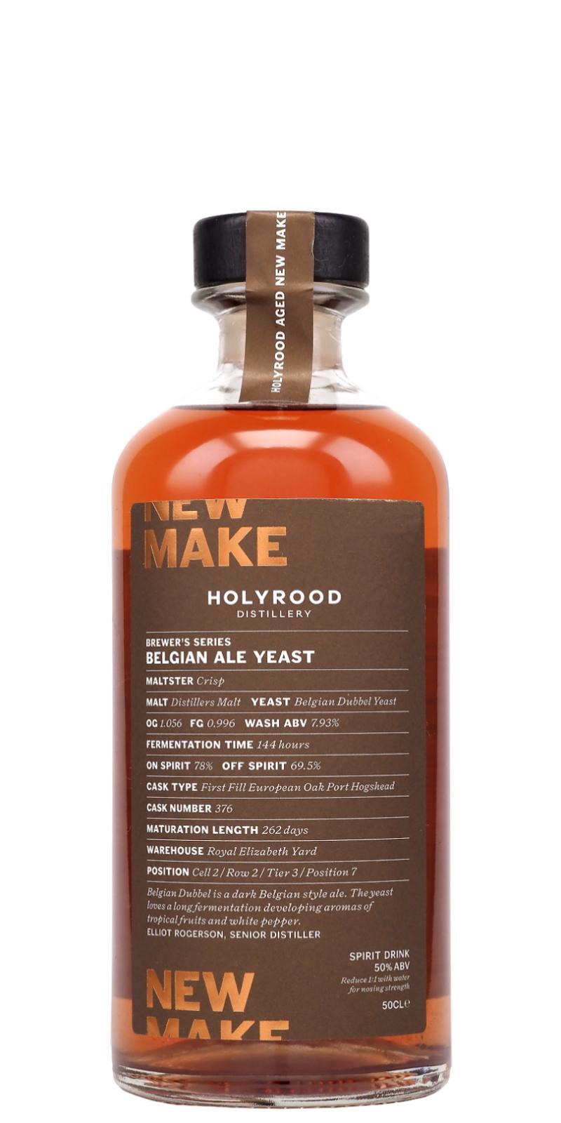 Holyrood Belgian Ale Yeast - New Make      Brewer's Series