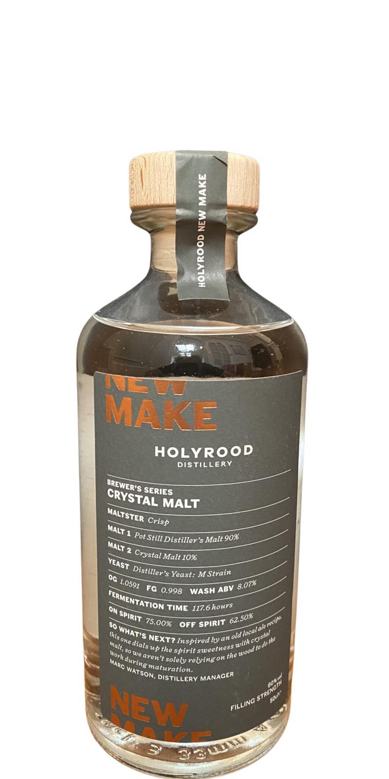 Holyrood Crystal Malt - New Make  Brewer's Series