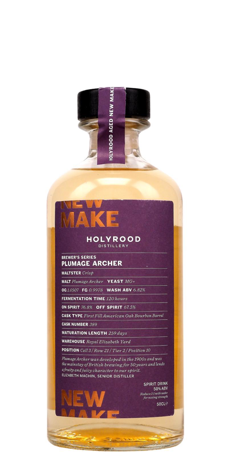 Holyrood Plumage Archer - New Make  Brewer's Series