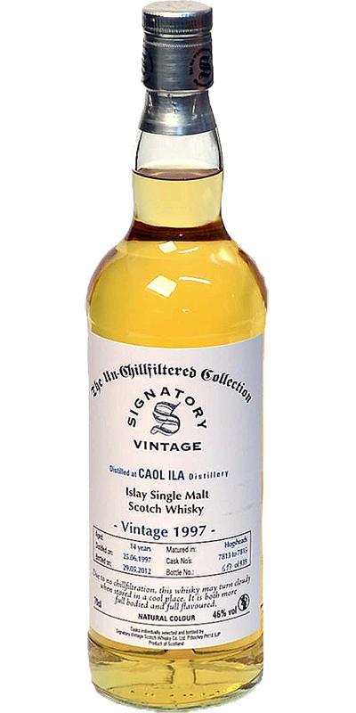 Caol Ila 1997 SV The Un-Chillfiltered Collection